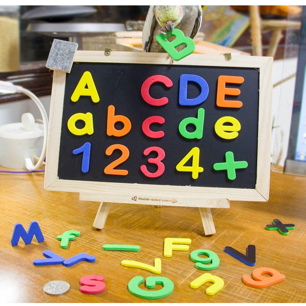 24 шт., мягкая магнитная наклейка из ЭВА с буквами, магнитная наклейка с буквами на холодильник, детские игрушки