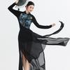 Women's Chinese Fan Dance Costume: Retro Qipao Style with Classical Jazz Influence