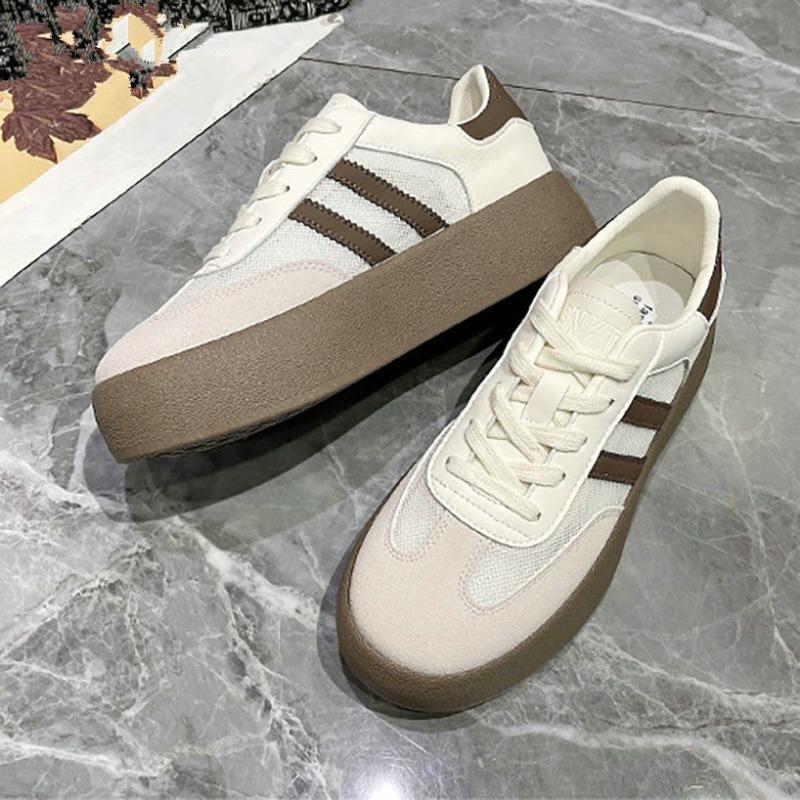 Женская сетчатая обувь на толстой подошве женская летняя новая Сяобай повседневная спортивная обувь для скейтборда лето лето