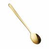 Long Handle Spoons Stainless Steel Tea Coffee Dessert Ice Cream Soup Spoon