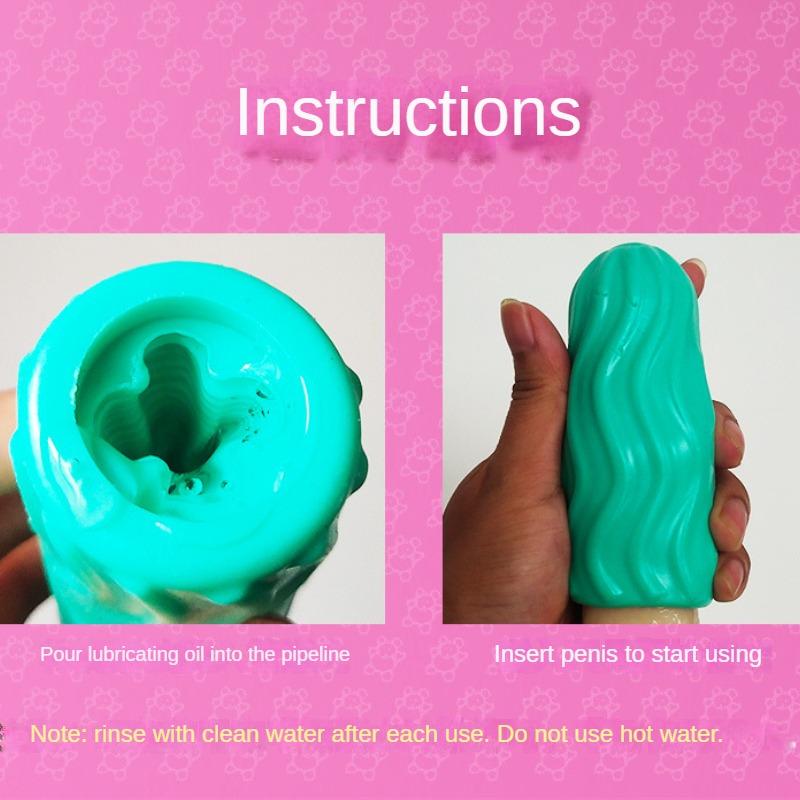 Портативная мужская чашка для мастурбации для мужчин, безопасные мягкие игрушки для оргазма, мужской мастурбатор, секс-игрушка, реалистичная вагина, товары для взрослых