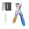 Large Opening Nail Clippers Stainless Steel Nail Cutter with Nail File Toenail Cutter Easy To Use for Adult Elderly