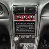 Red Carbon Fiber Center Console AC Switch Panel Cover For Ford Mustang 2001-2004