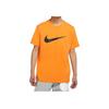 Large Logo Print Crew Neck T-Shirt Men Tops Orange BV0628-833