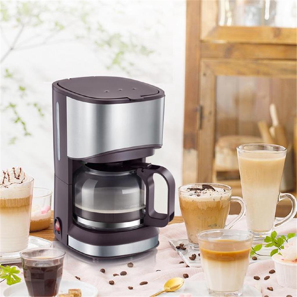 0.7L 220V American Coffee Maker Drip Tea Coffee Machine for Home Office Travel