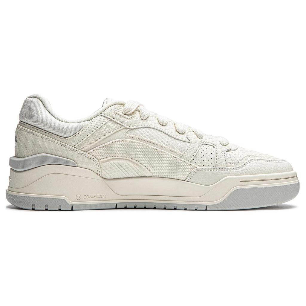 Li Ning Moon White 2.0 Низкие Скейтбордические Кроссовки Мужские Экрю AGCU275-1