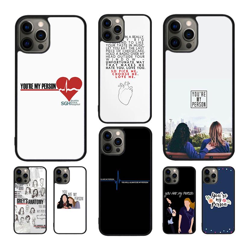 Сериал Анатомия страсти Ты мой человек Чехол для телефона Для iPhone 17 Air 16 15 14 11 12 13 Pro MAX Plus coque Чехол
