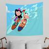PPhineas And FFerb Cartoon Tapestry Wall Hanging Tapestry Art Deco Blanket Curtain Hanging At Home Bedroom Living Room Decor