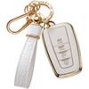 Toyota Key Fob Cover with Toyota Keychain, Car Key Fob Case Compatible with Toyota