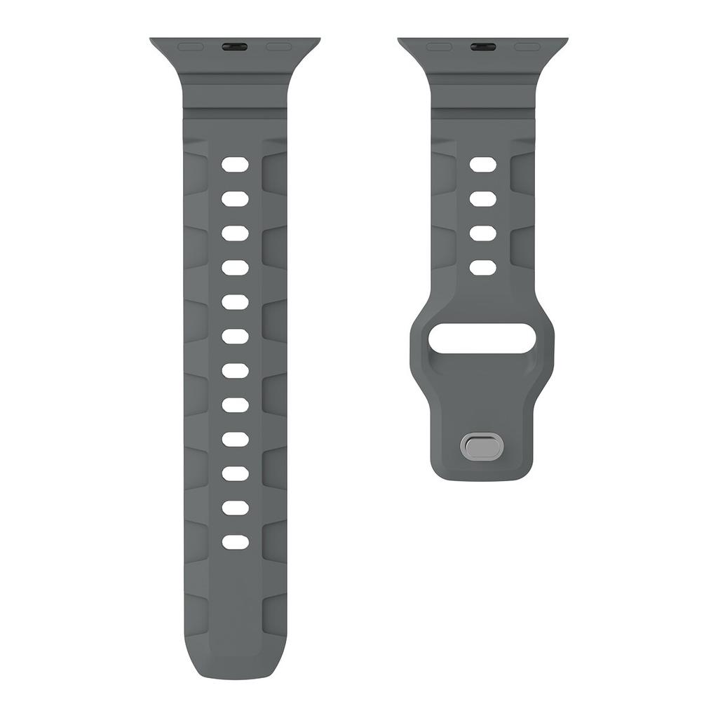 Silicone Strap For Apple Watch Band 44mm 45mm 38mm 41mm 42mm 40mm Wristband Bracelet For iWatch Series SE 9 8 7 6 5 4 3 Ultra Band 49mm