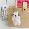 Adorable Mini Plush Toy Cute Puppy Keychain Perfect For Girls Bags And Gifts