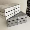 3-Layer Flannel Jewelry Box High-Capacity Earrings Necklaces Storage  Jewelry Organization