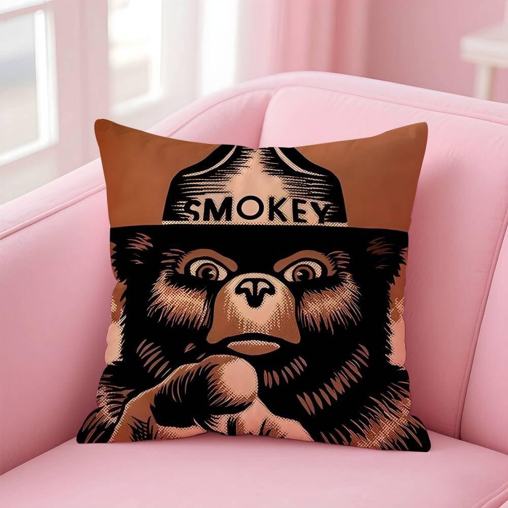 Аниме S-Smokey B-Bear Наволочка с рисунком наволочка для гостиной диванная наволочка декор для спальни