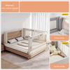 Baby anti-fall bed fence baby guardrail Bedside anti-fall baffle Children's bed three side guardrails without drilling