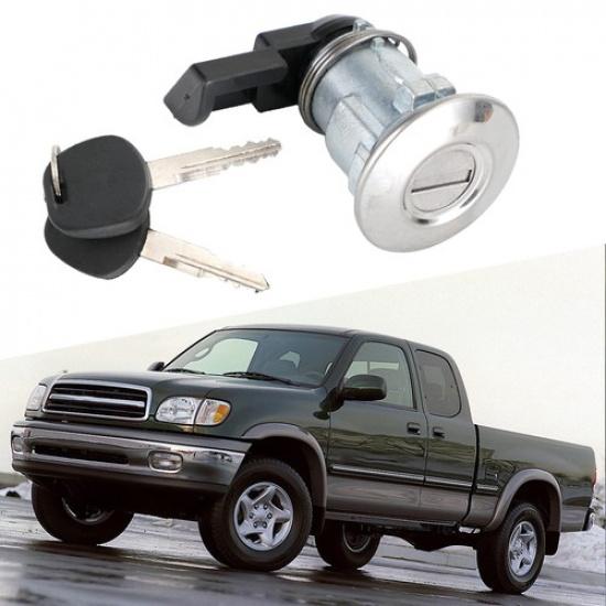 Fuel Door Cylinder Keys Set Lock Cylinder Kit Fits For 1995-2004 Toyota Tacoma K
