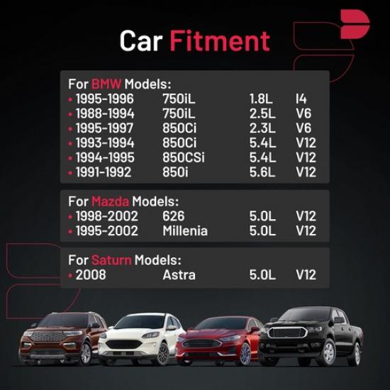 Комплект из 4 иридиевых свечей зажигания 7558 для Saturn 2008 Astra
