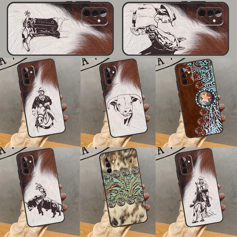 Западный ковбойский чехол для Samsung Galaxy A05 A06 A22 A53 A33 A26 A16 A56 A36 A32 A52 A54 A34 A14 A55 A15 A35