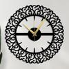 Стильные настенные часы с цифрами/Большие часы и настенный орнамент/Металлические настенные часы для спальни, офиса -Черный