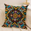 African Living Art Cushion Cover Soft Plush Fabric DoubleSided Printed Cushion Covers for All Seasons Home Decor