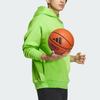 adidas Баскетбольная толстовка с капюшоном с рисунком унисекс неоново-зеленый JE3505