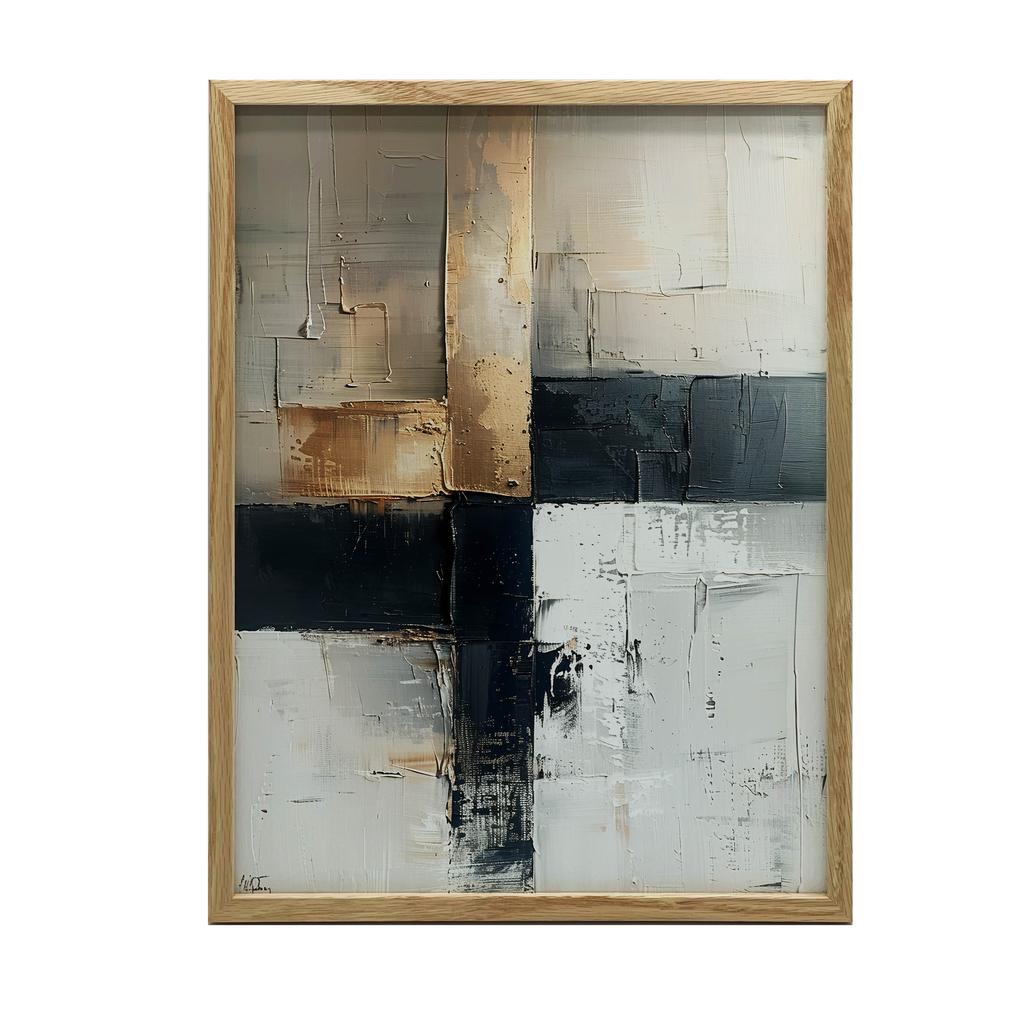 Stylish Minimalism Stylish Minimalism, 50X70 Cm, Gold Aluminum Frame, 230 Gsm Matte Paper