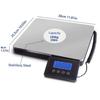 1pc Accurate Heavy-Duty Digital Postal Scale - High-Capacity Package Weighing, Post Office Luggage Scale