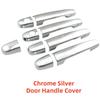Car ABS Carbon Accessories Plated Door Handle Bowl Cover Trim Paste Style For Scion xB Wagon 2008 2010 2011 2012 2013 2015