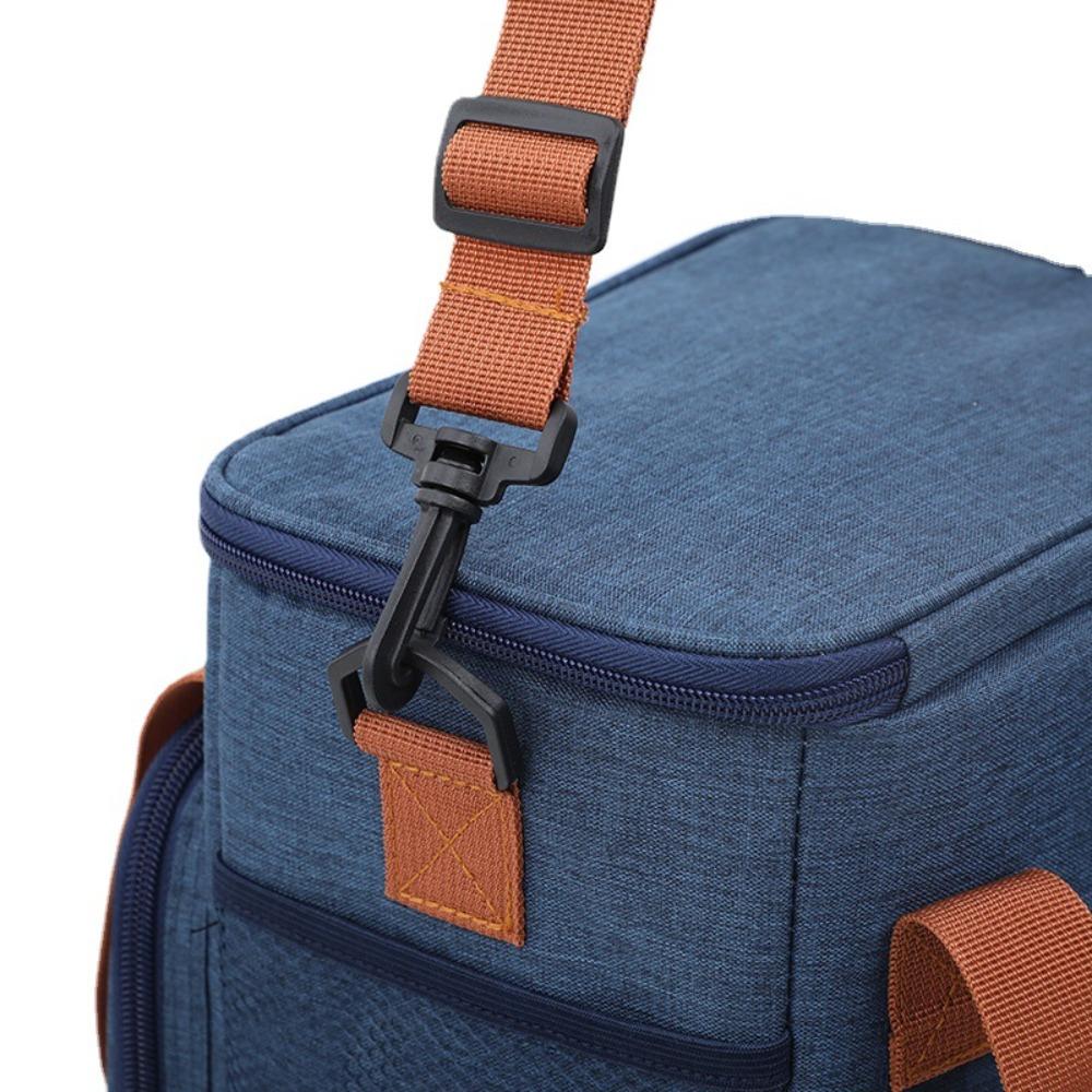 Large Capacity Lunch Bag Portable Insulated Case Fashion Picnic Cooling Box Outdoor Camping