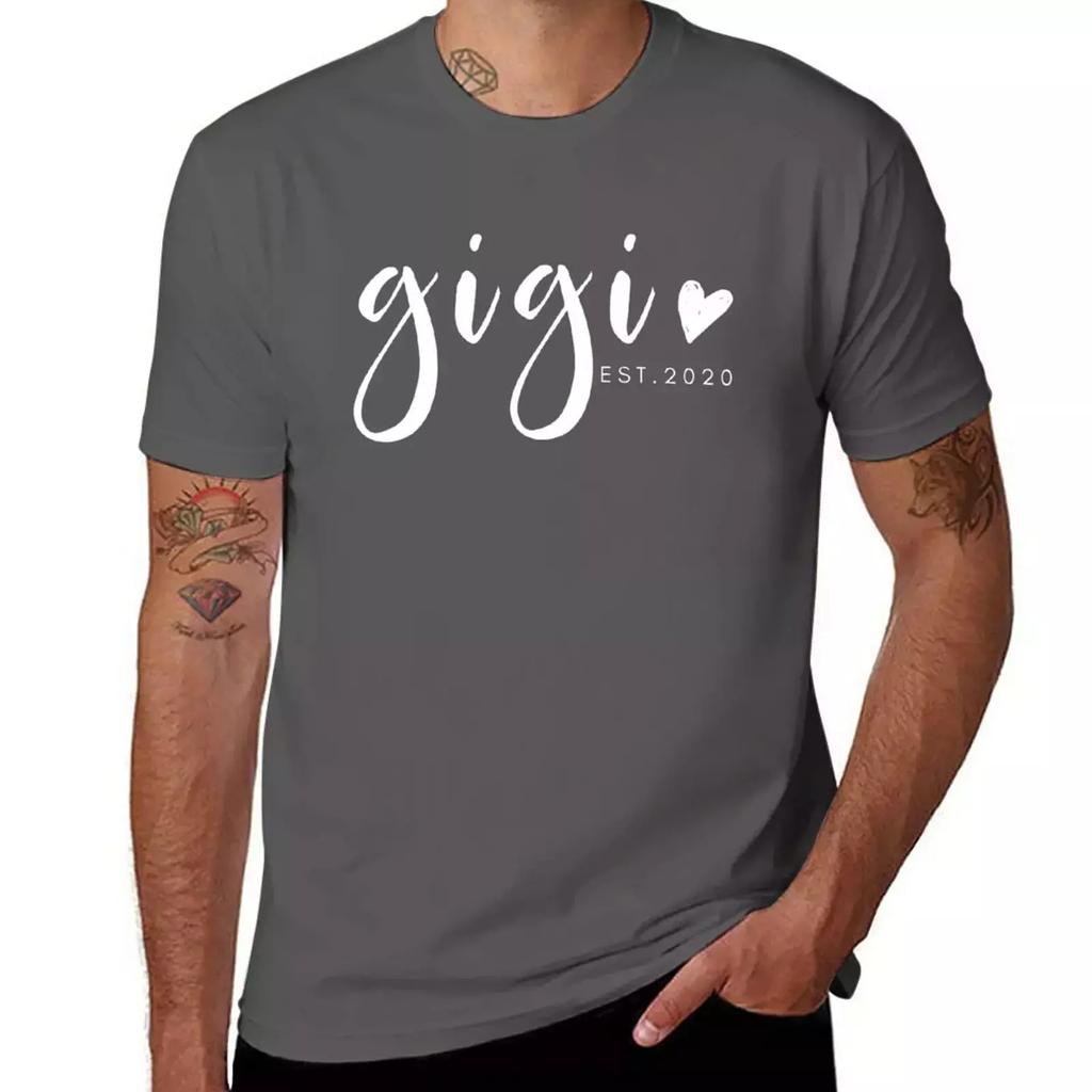 Gigi Est 2020 -World's Best Gigi T-Shirt oversizeds tops blacks mens tall t shirts