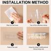 Wall-mounted Retractable Folding Underwear Drying Rack, Dormitory Free Punching Clothespin - Pengj