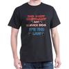 CafePress - Футболка для служебной собаки - Классическая хлопковая футболка Черная