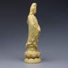 Kannon Wood Carving Feng Shui Buddha Statue Boxwood Wood Carving Kannon Wood Carving Height 12cm
