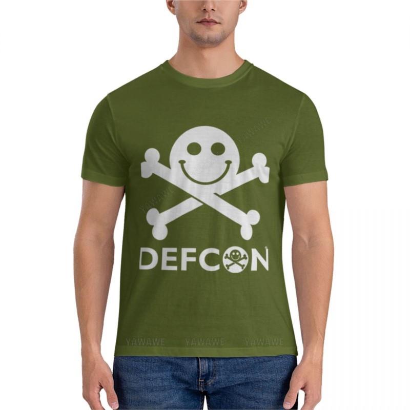 Брендовая футболка мужские топы Defcon Графическая футболка кавайная одежда Блузка мужские футболки с коротким рукавом