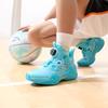 Anta Баскетбольные кроссовки Kids Asymmetric 2 простые, удобные, нескользящие, прочные, средней высоты, детские баскетбольные кроссовки Mercury-Blue 312321102H-5