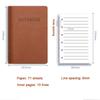(Logo Can Be Engraved) A7 Small Loose-leaf Notebook, Replaceable Inner Pages, Student Memo, Mini Ledger, Notepad
