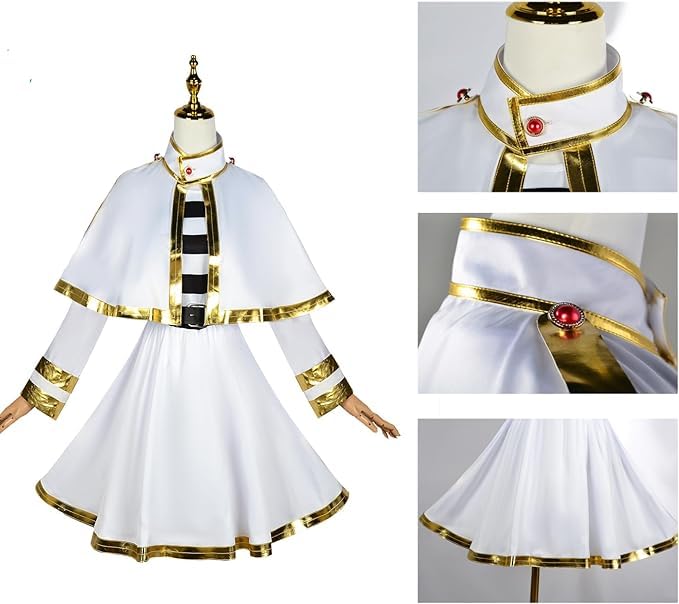 Костюм для косплея Фрилен, комплект париков, костюм на Хэллоуин [Agtop] (Фрилен, Л) [Использовал]