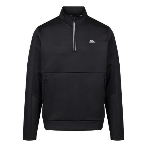 Mens Jay Quarter Zip Long-Sleeved Top