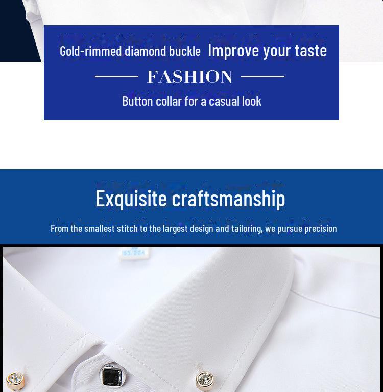 Мужская повседневная рубашка высокого класса с короткими рукавами и оригинальным дизайном пуговиц на весну/лето