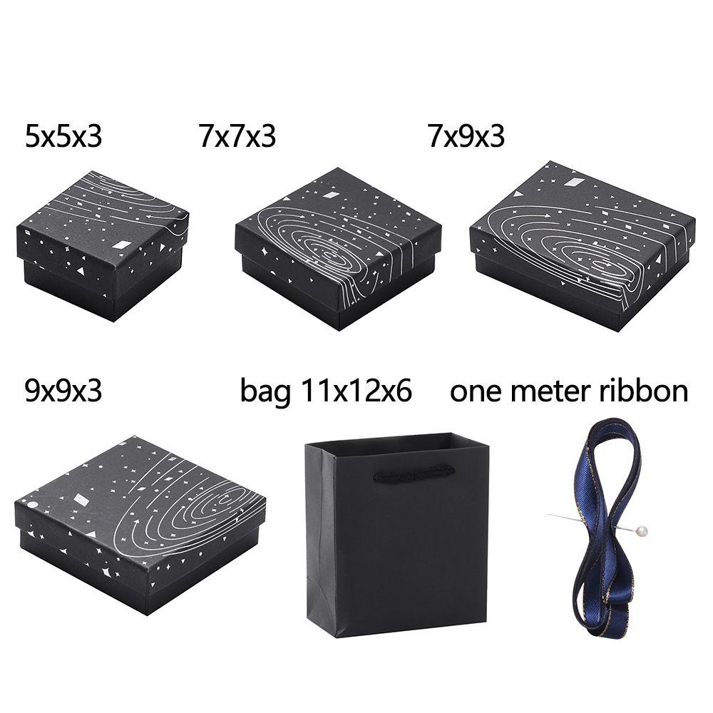 Necklace Hot Silver Earrings Ring Jewelry Packaging Box Gift Box Carton Gift Bag