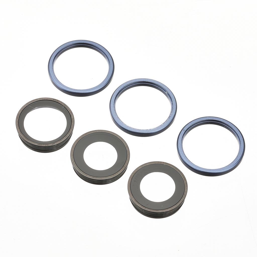 For iPhone 17 Pro Max OEM Back Camera Lens Ring Cover with Glass Lens (without Logo)