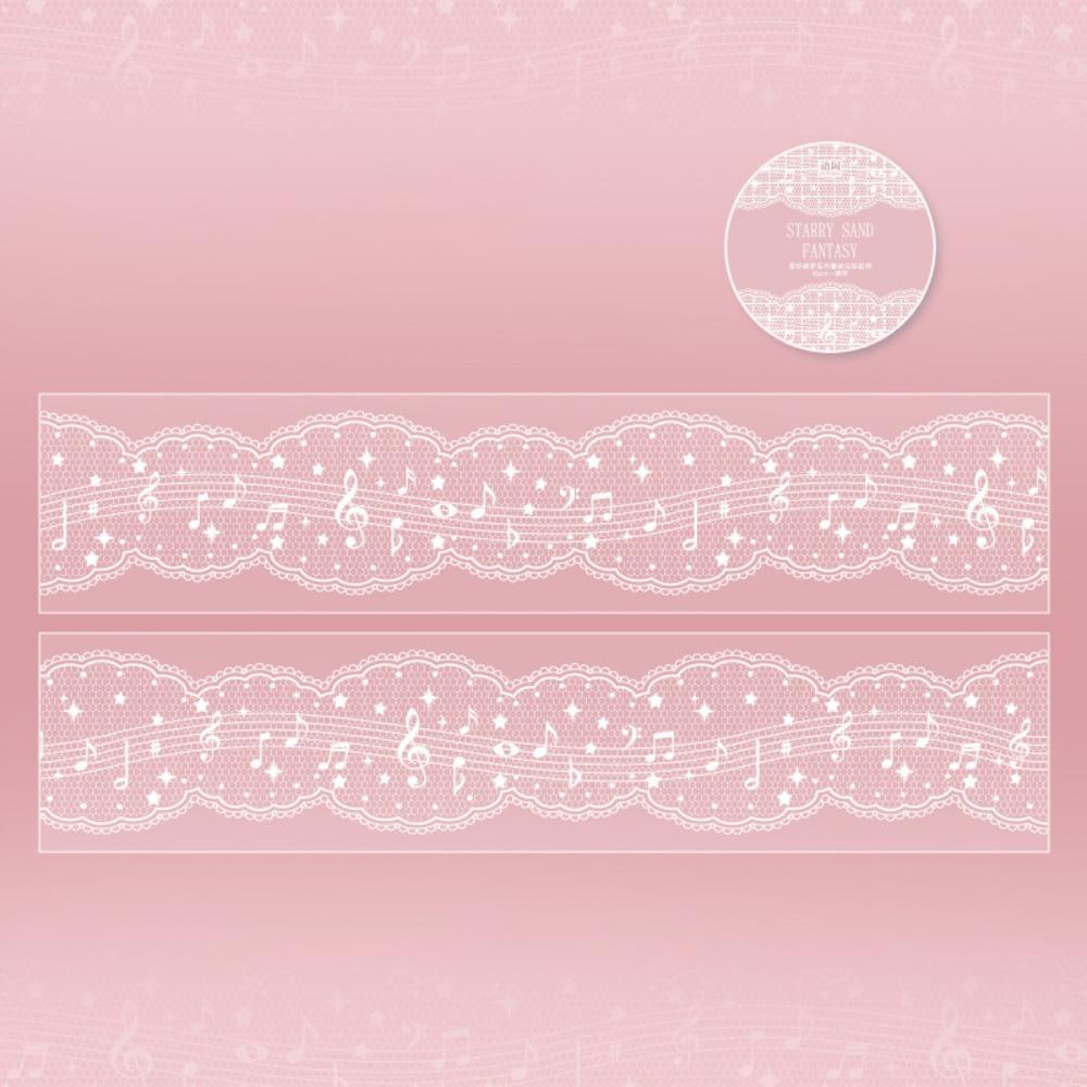 Star Sand Dream Series Washi Tape Fine Glitter Die-Cut Tape Aesthetic Stickers Journal Decor