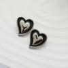 10pcs Beautiful Heart-shaped Buttons 11mm Small Silver Color Metal Shank Buttons Woman's Clothing Accessories