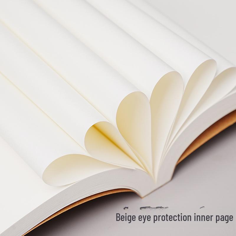 Толстый чистый блокнот в винтажном стиле: Студенческий альбом и большой дневник рисования