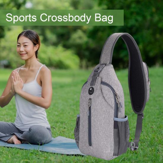 Сумка-слинг, сумка через плечо, дорожная, походная, нагрудная сумка, рюкзак с карманом для бутылки с водой, рюкзак на слинге для женщин и мужчин