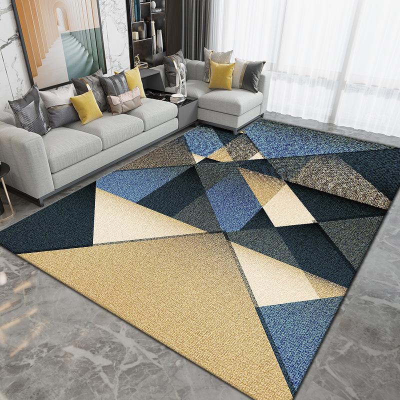 Nordic Carpet Гостиная Светлая Роскошная Коврики для Журнального Столика Спальня Большая Площадь Коврик Кухня Нескользящие Ковры