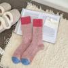 Cotton Mid Tube Socks Soft Breathable Women Stockings Cute Colored Socks  Autumn Winter