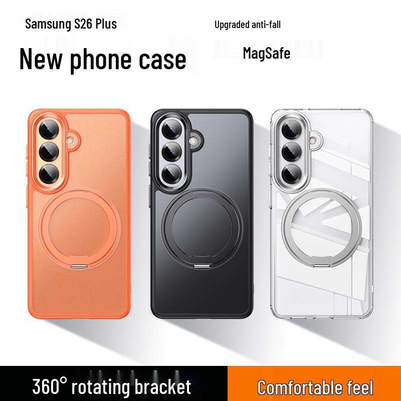 Чехол Samsung S26 Ultra из TPU+PC с вращающейся подставкой, ударопрочный