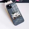 Чехол для телефона A-abarth для iPhone 17 Pro Max 16 15 14 Pro Max 13 11 X Xs Xr 8 7Plus Стеклянная крышка