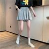 Korean High-Waist Cotton A-Line Shorts for Women - Summer Slim Fit, Loose Sports Wide-Leg Design