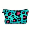 Косметичка с 3D-принтом леопарда, милый модный кошелек, косметичка, портативный органайзер, дорожный кейс для макияжа, праздничный подарок